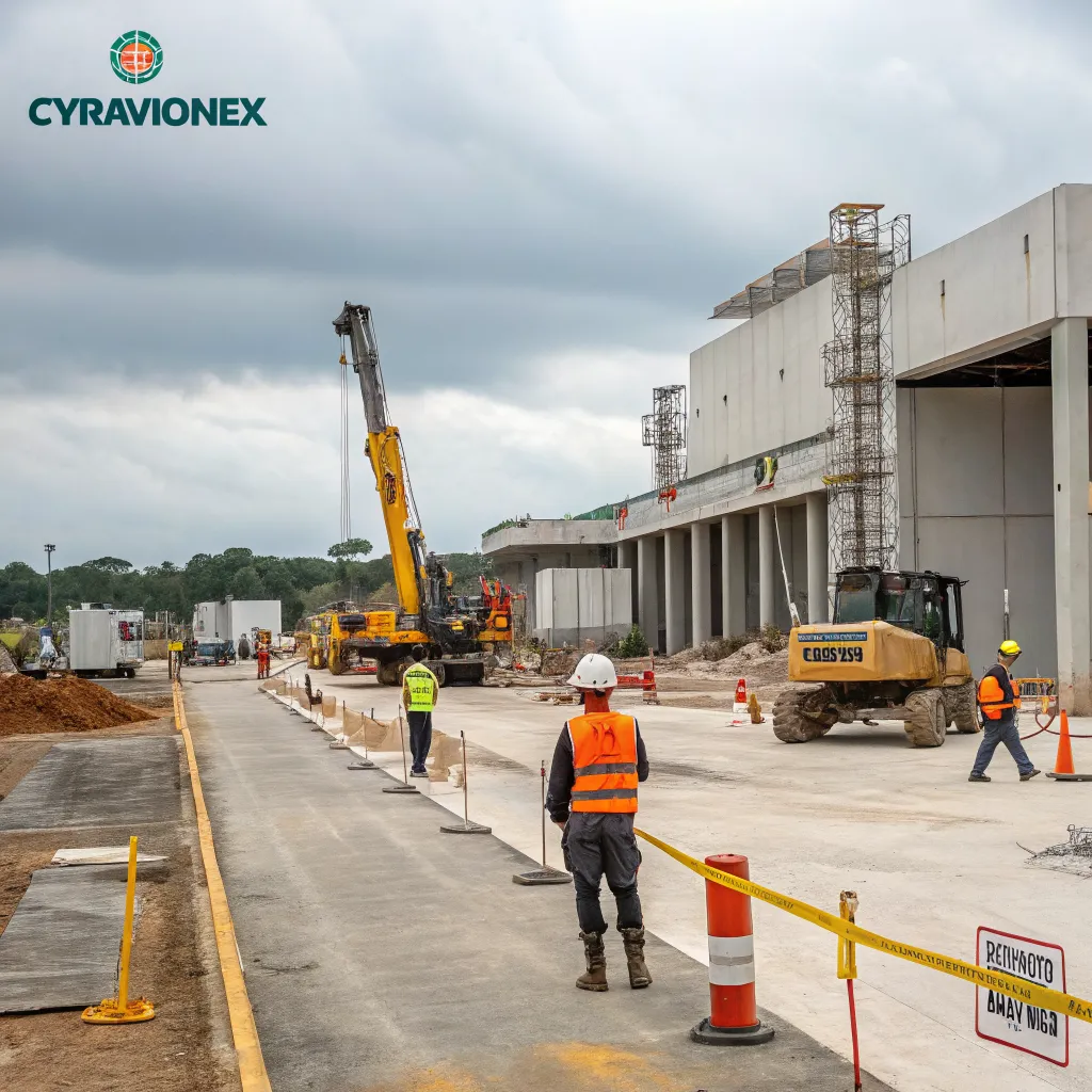 Construction site CYRAVIONEX