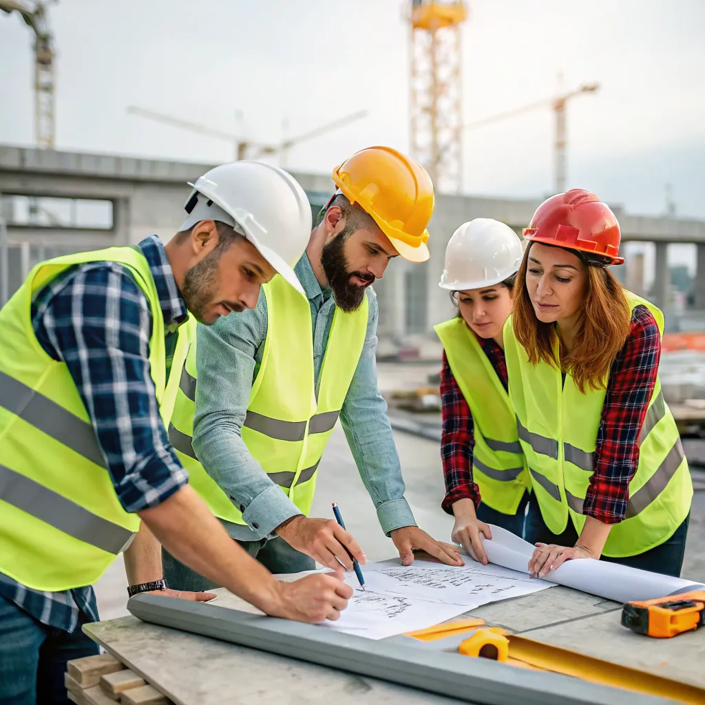 Construction team collaboration